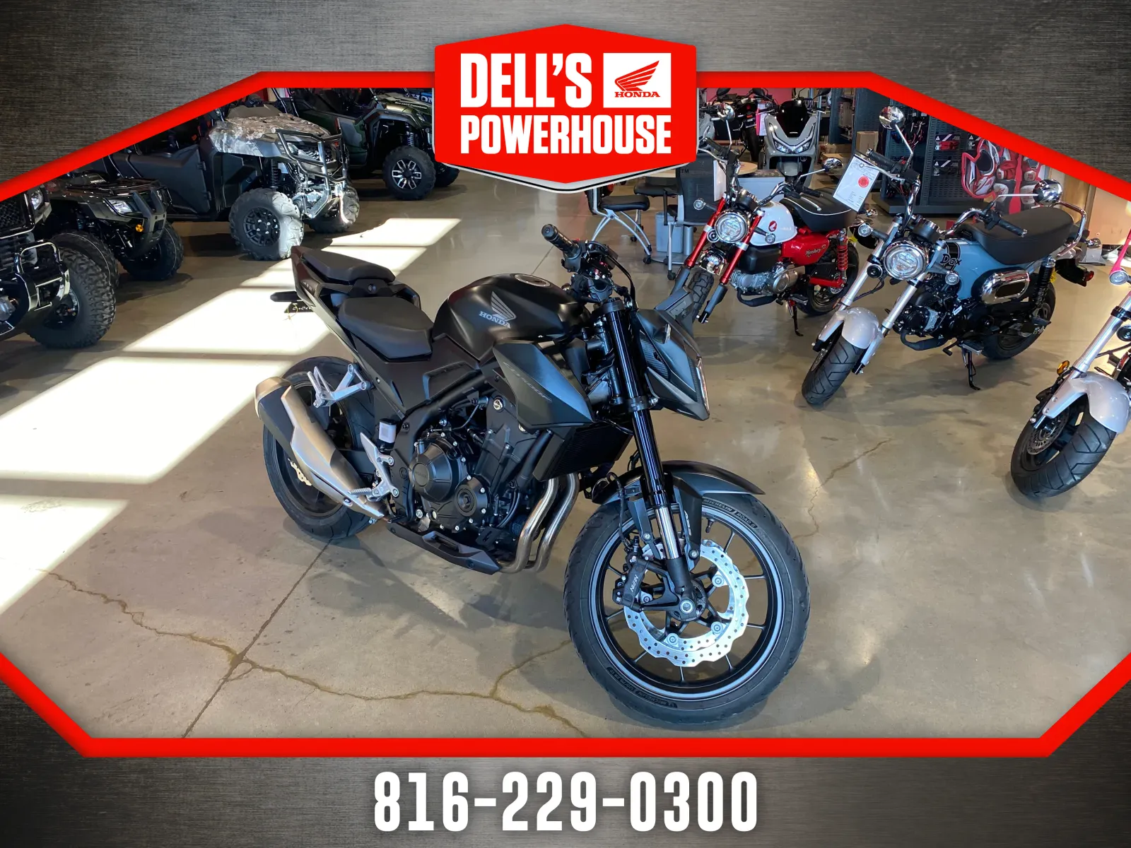 Blue 2024 HONDA CB500F ABS for sale in Grain Valley, MO