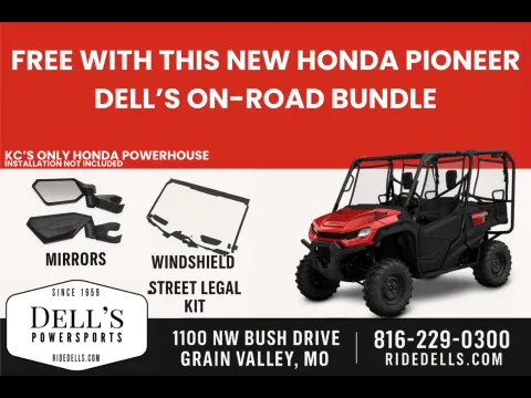 Photos of 2025 Honda Pioneer 1000-6 Crew Deluxe for sale in Grain Valley, MO at Dell's Honda Powerhouse