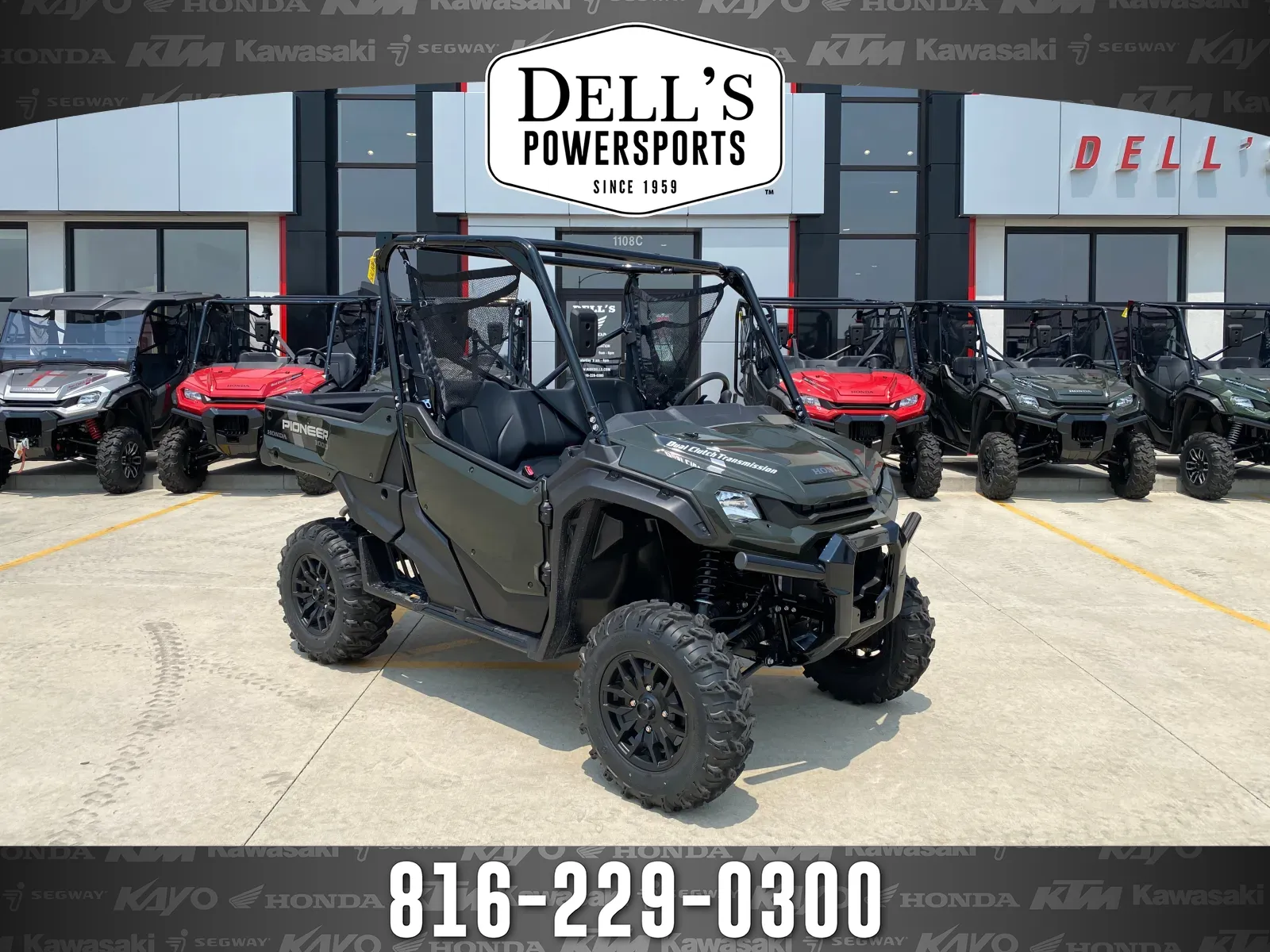 Green 2025 Honda Pioneer 1000 Deluxe for sale in Grain Valley, MO