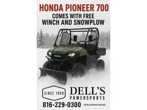 Photos of 2026 HONDA Pioneer 700 Deluxe for sale in Grain Valley, MO at Dell's Honda Powerhouse