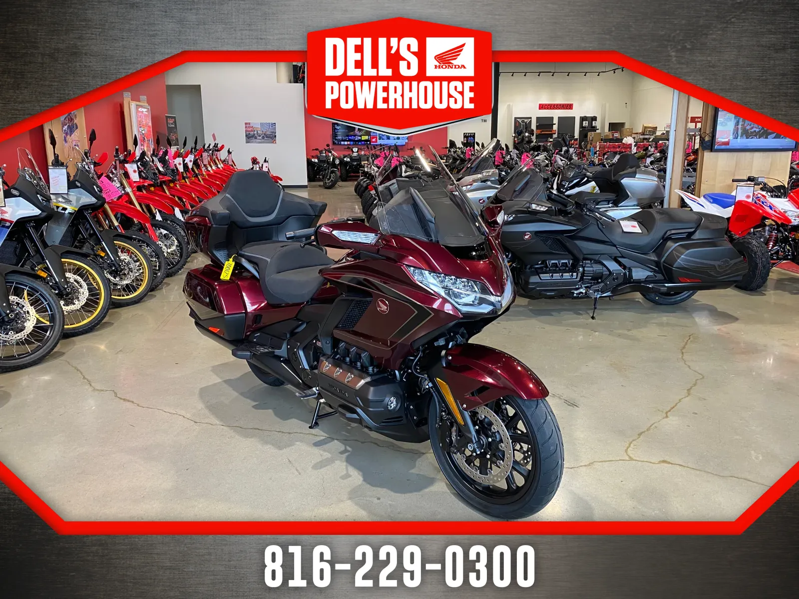Red 2025 HONDA Goldwing Tour AIR BAG DCT 50th Anniversary for sale in Grain Valley, MO