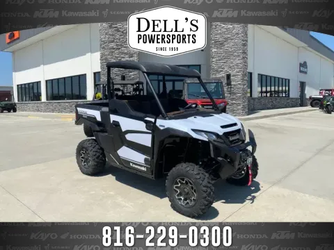 White 2025 Kawasaki RIDGE Ranch Edition for sale in Grain Valley, MO