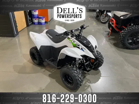 White 2026 Kawasaki KFX 50 for sale in Grain Valley, MO