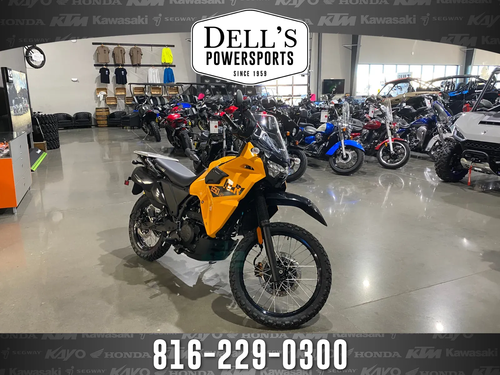 Yellow 2026 Kawasaki KLR 650 S Base for sale in Grain Valley, MO