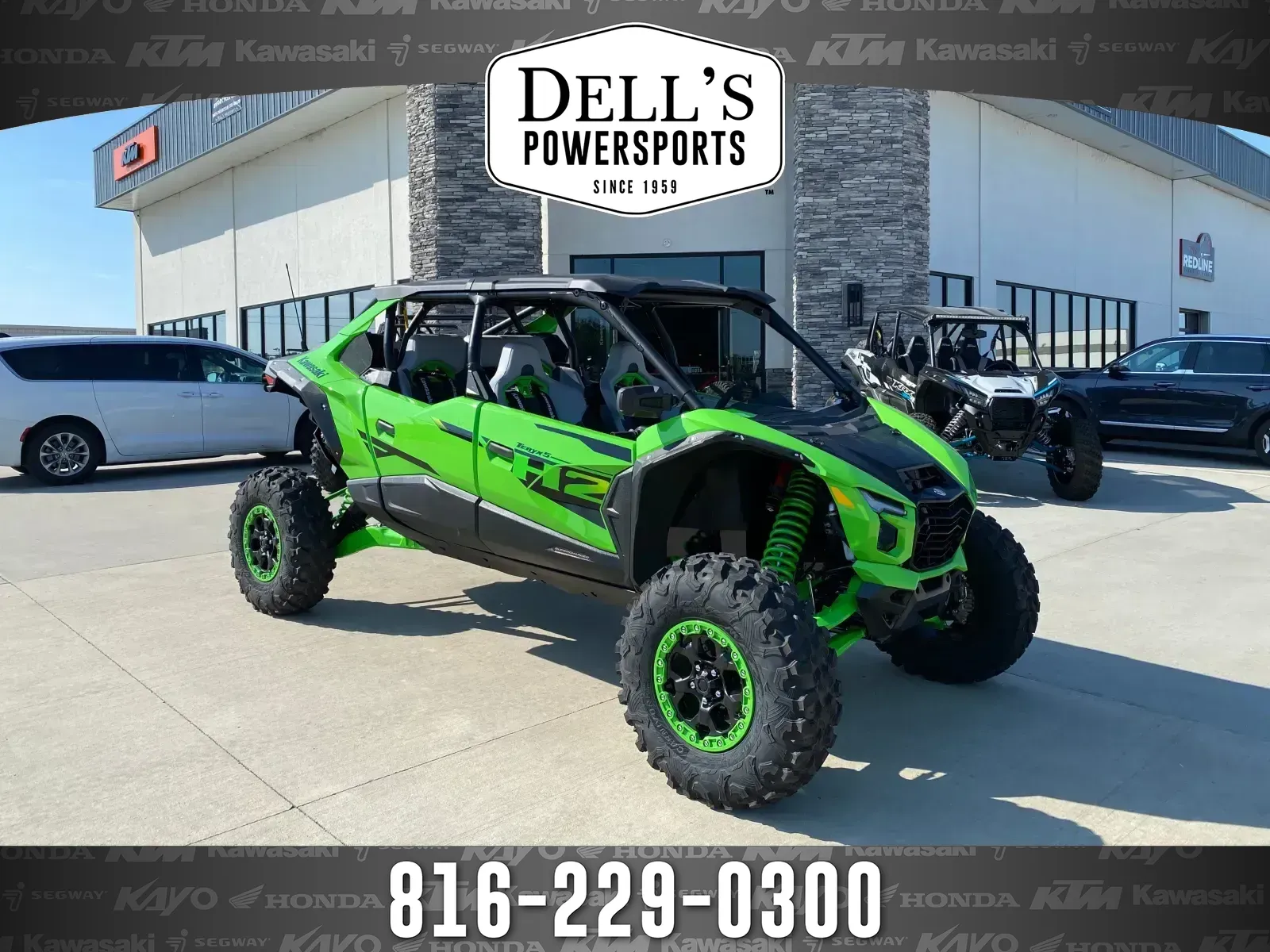 Green 2026 Kawasaki Teryx5 H2 Deluxe eS for sale in Grain Valley, MO