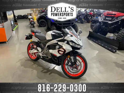 White 2025 Aprilia RS 457 for sale in Grain Valley, MO