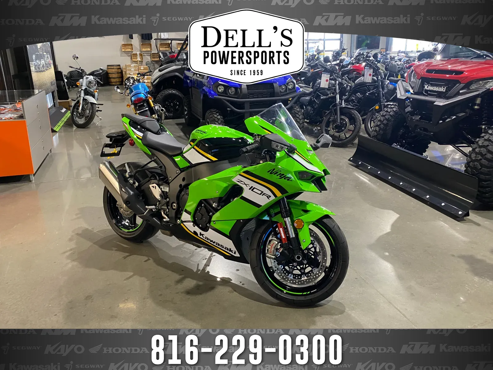 Green 2025 Kawasaki Ninja ZX-10R KRT Edition for sale in Grain Valley, MO