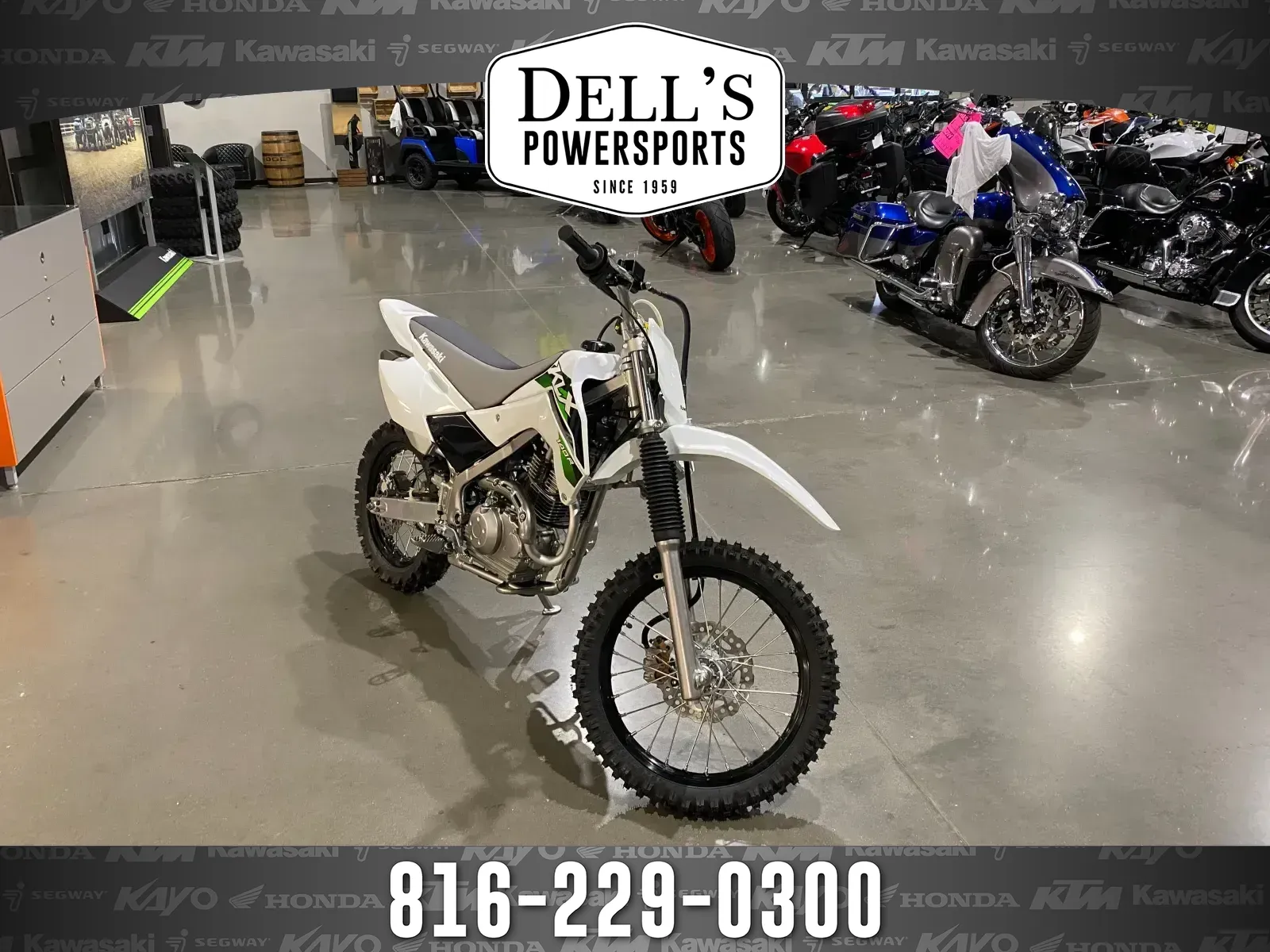 White 2026 Kawasaki KLX 140R for sale in Grain Valley, MO