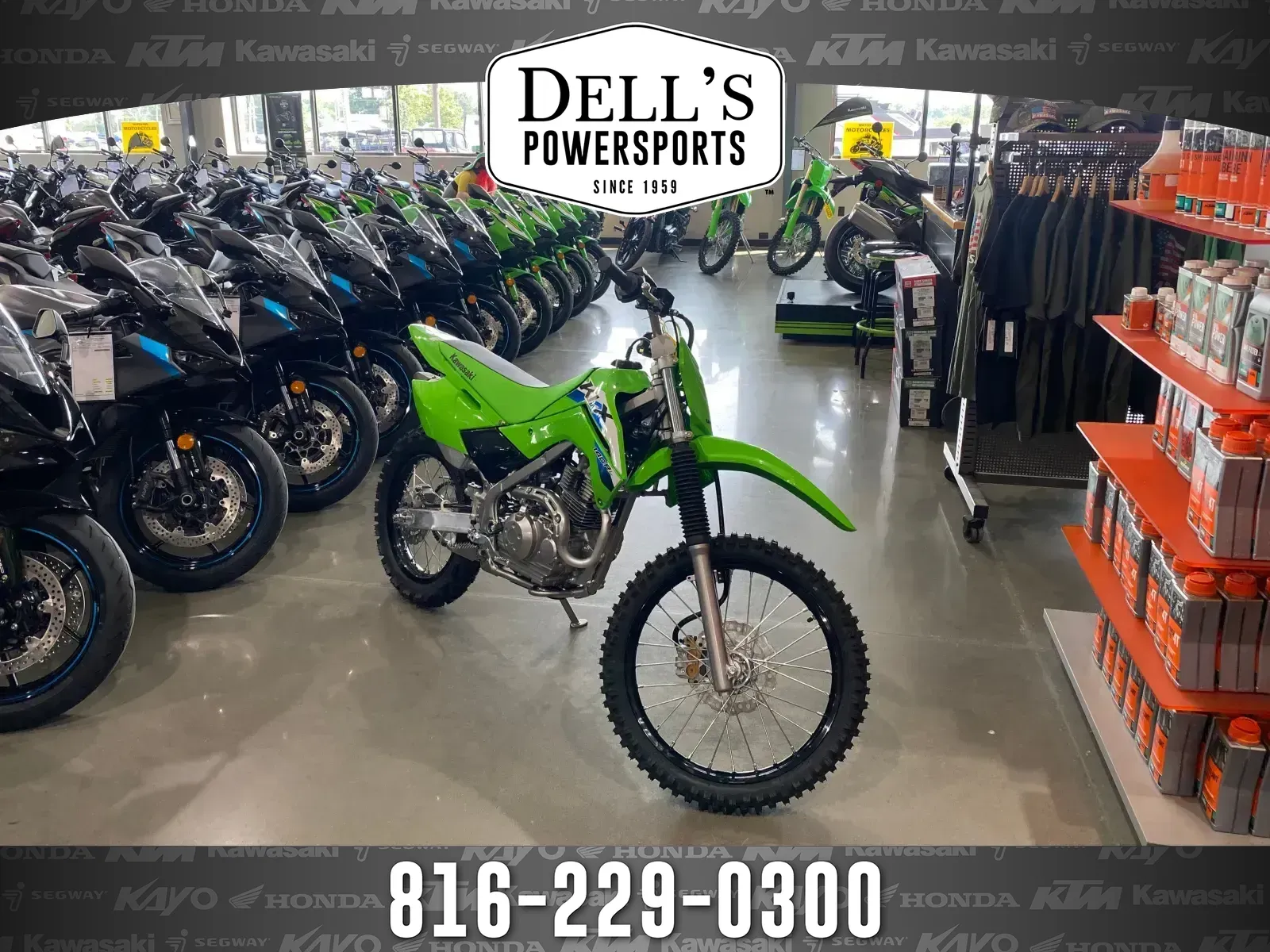Green 2026 Kawasaki KLX 140R L for sale in Grain Valley, MO