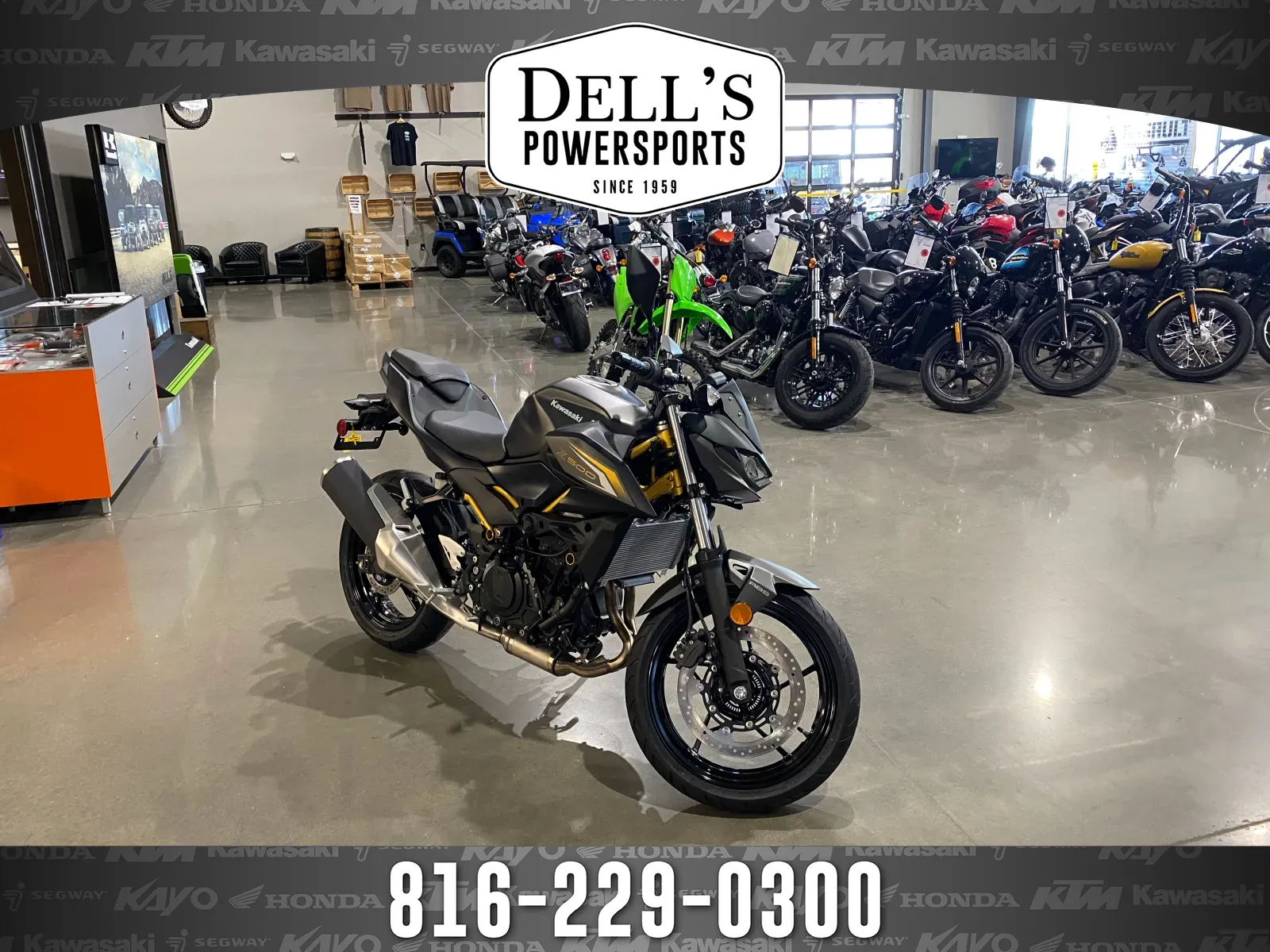 Green 2026 Kawasaki Z500 ABS for sale in Grain Valley, MO