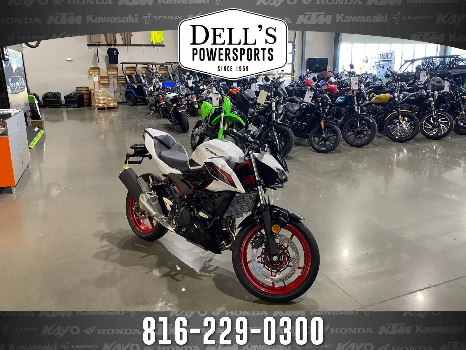 White 2026 Kawasaki Z500 SE ABS for sale in Grain Valley, MO