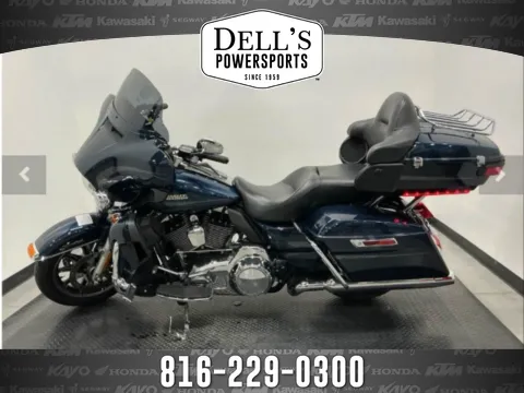 Blue 2016 Harley-Davidson Electra Glide Ultra Limited Low for sale in Grain Valley, MO
