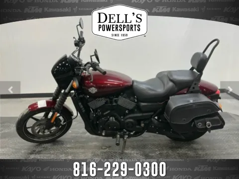 Red 2015 Harley-Davidson Street 750 for sale in Grain Valley, MO