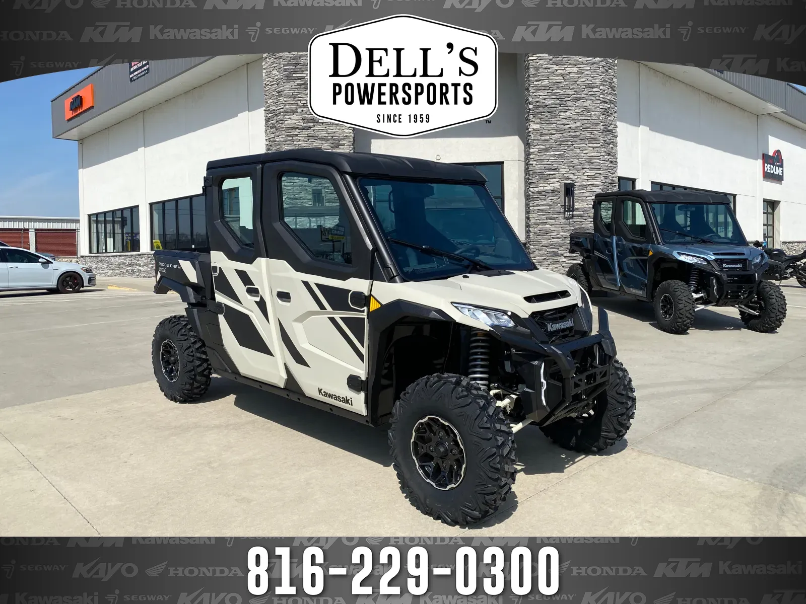 Beige 2026 Kawasaki RIDGE CREW HVAC for sale in Grain Valley, MO