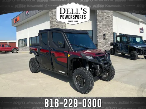 Red 2026 Kawasaki RIDGE Crew Platinum Ranch Edition for sale in Grain Valley, MO