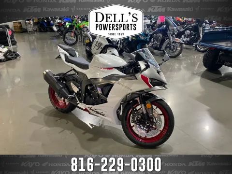 White 2025 Kawasaki Ninja ZX-6R ABS for sale in Grain Valley, MO