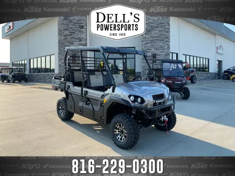 Silver 2026 Kawasaki Mule PRO-FXT 1000 LE Ranch Edition for sale in Grain Valley, MO