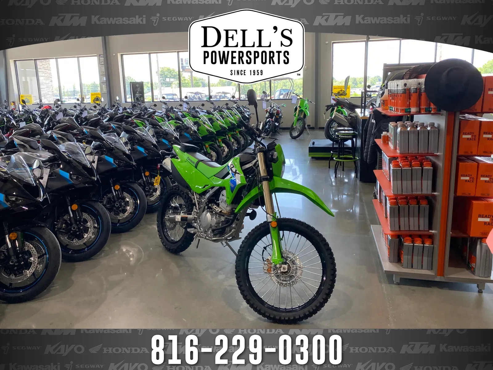 Green 2026 Kawasaki KLX 300 for sale in Grain Valley, MO