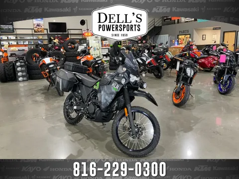 Black 2023 Kawasaki KLR 650 Adventure ABS for sale in Grain Valley, MO