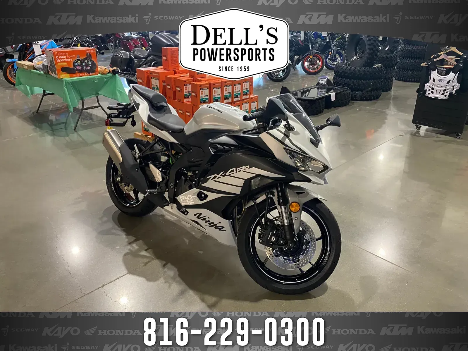 Silver 2025 Kawasaki Ninja ZX-4RR for sale in Grain Valley, MO