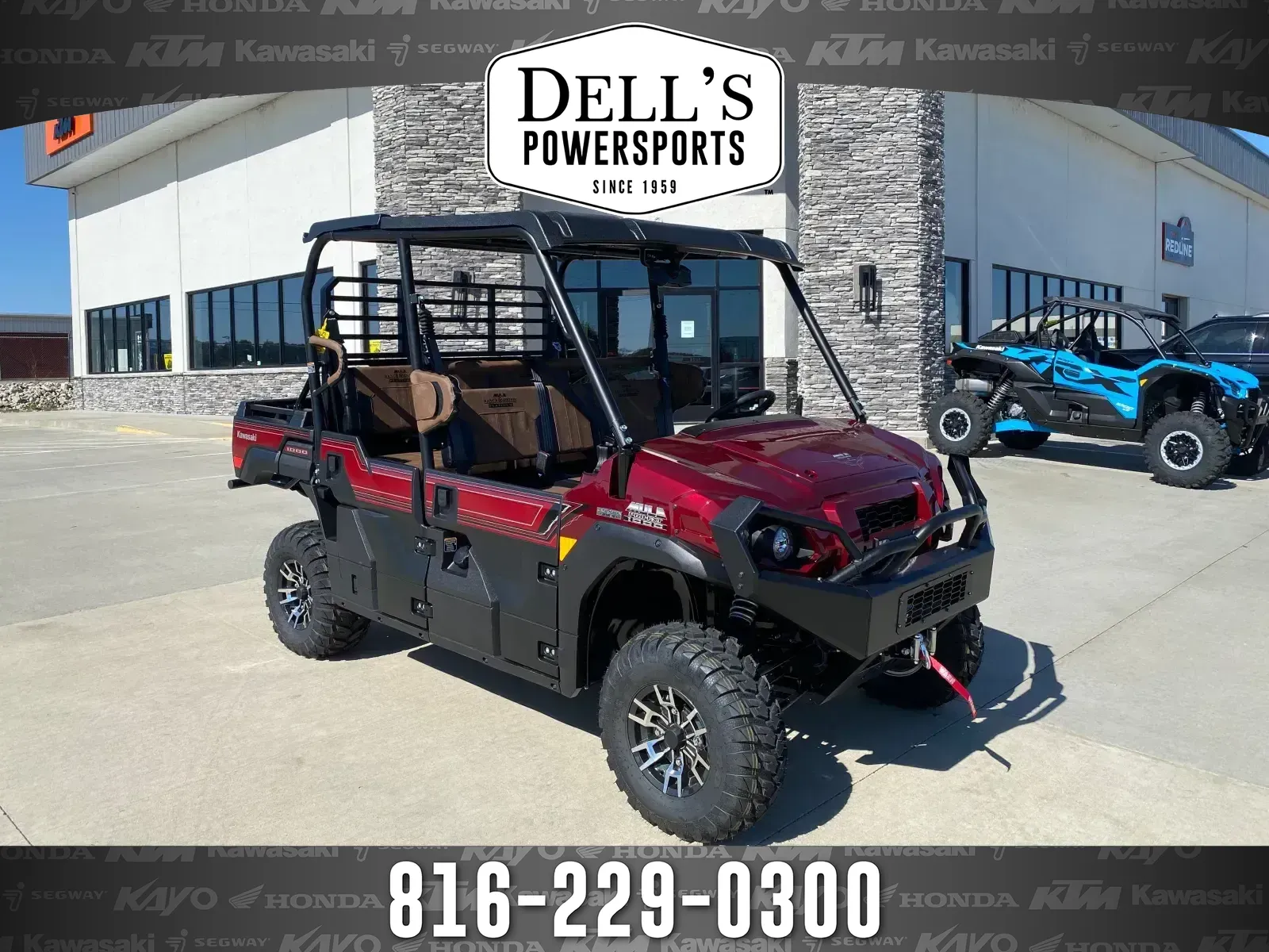 Red 2026 Kawasaki Mule PRO-FXT 1000 Platinum Ranch Edition for sale in Grain Valley, MO