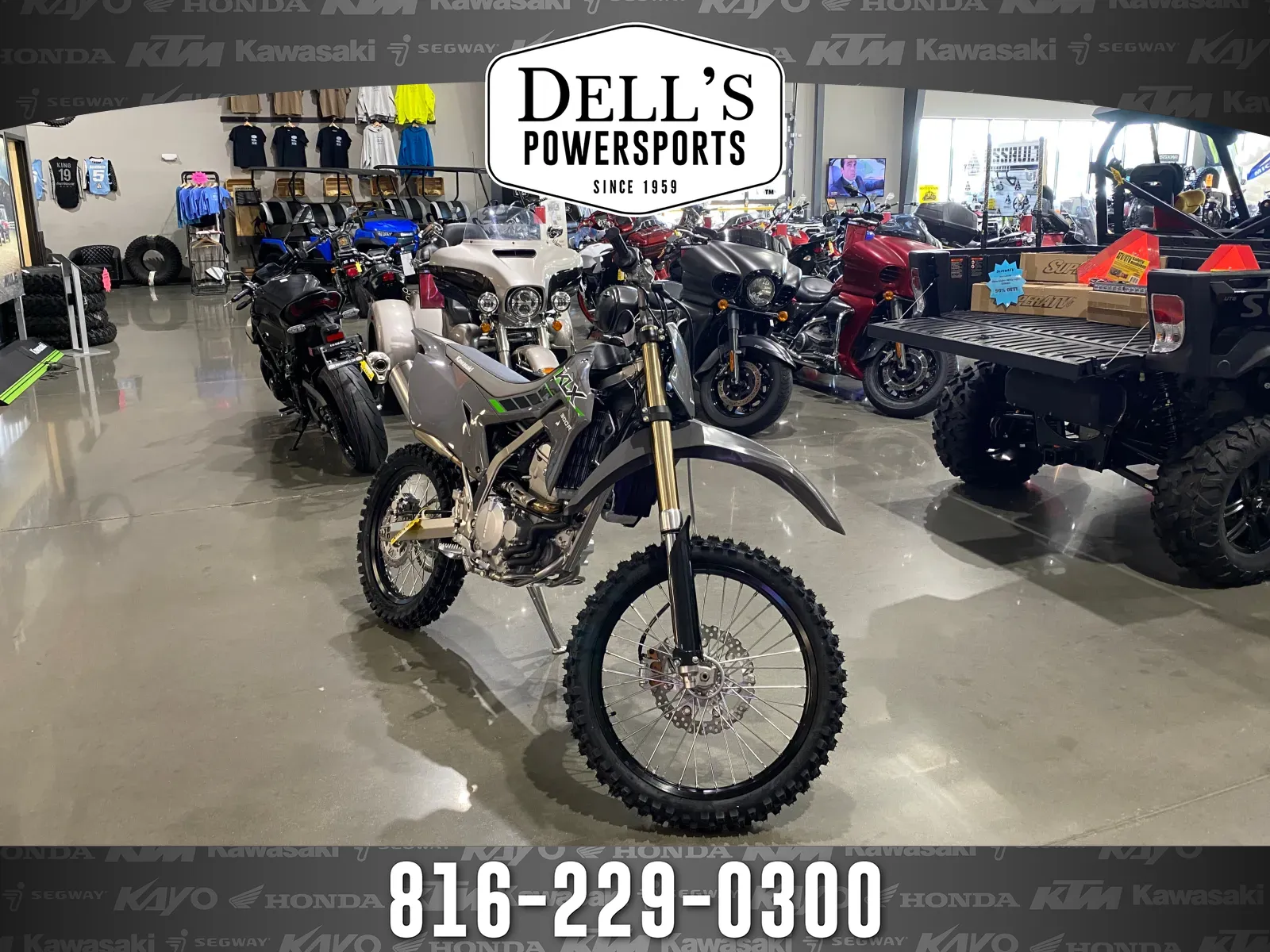 Gray 2025 Kawasaki KLX 300R for sale in Grain Valley, MO