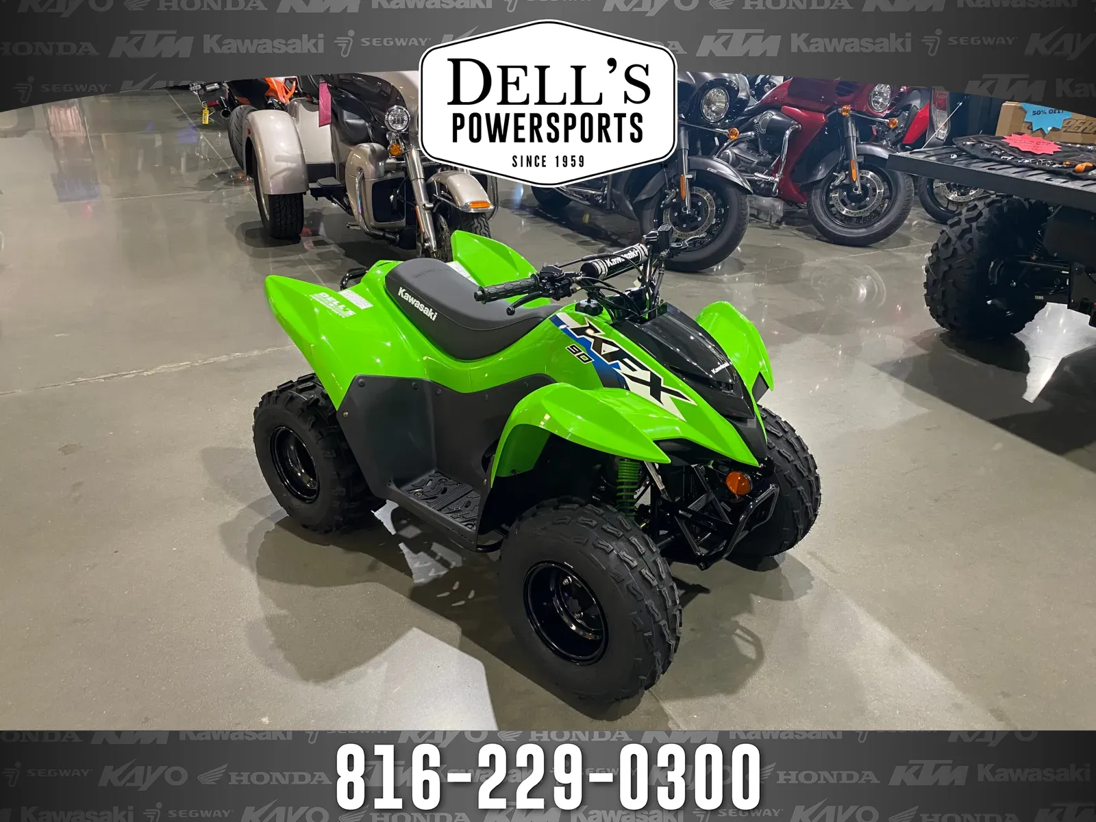 Green 2026 Kawasaki KFX 90 for sale in Grain Valley, MO