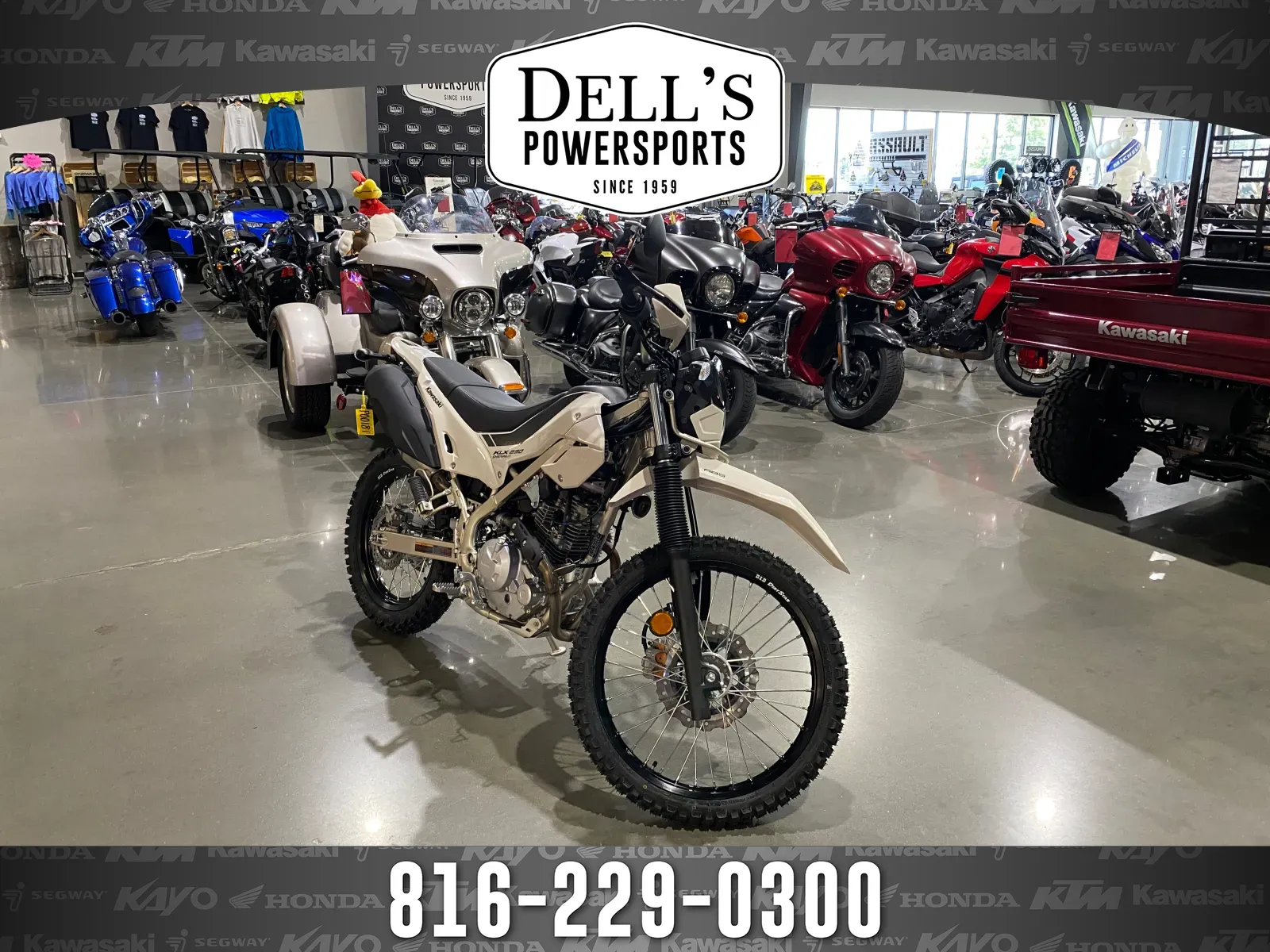 Beige 2026 Kawasaki KLX 230 Sherpa S ABS for sale in Grain Valley, MO