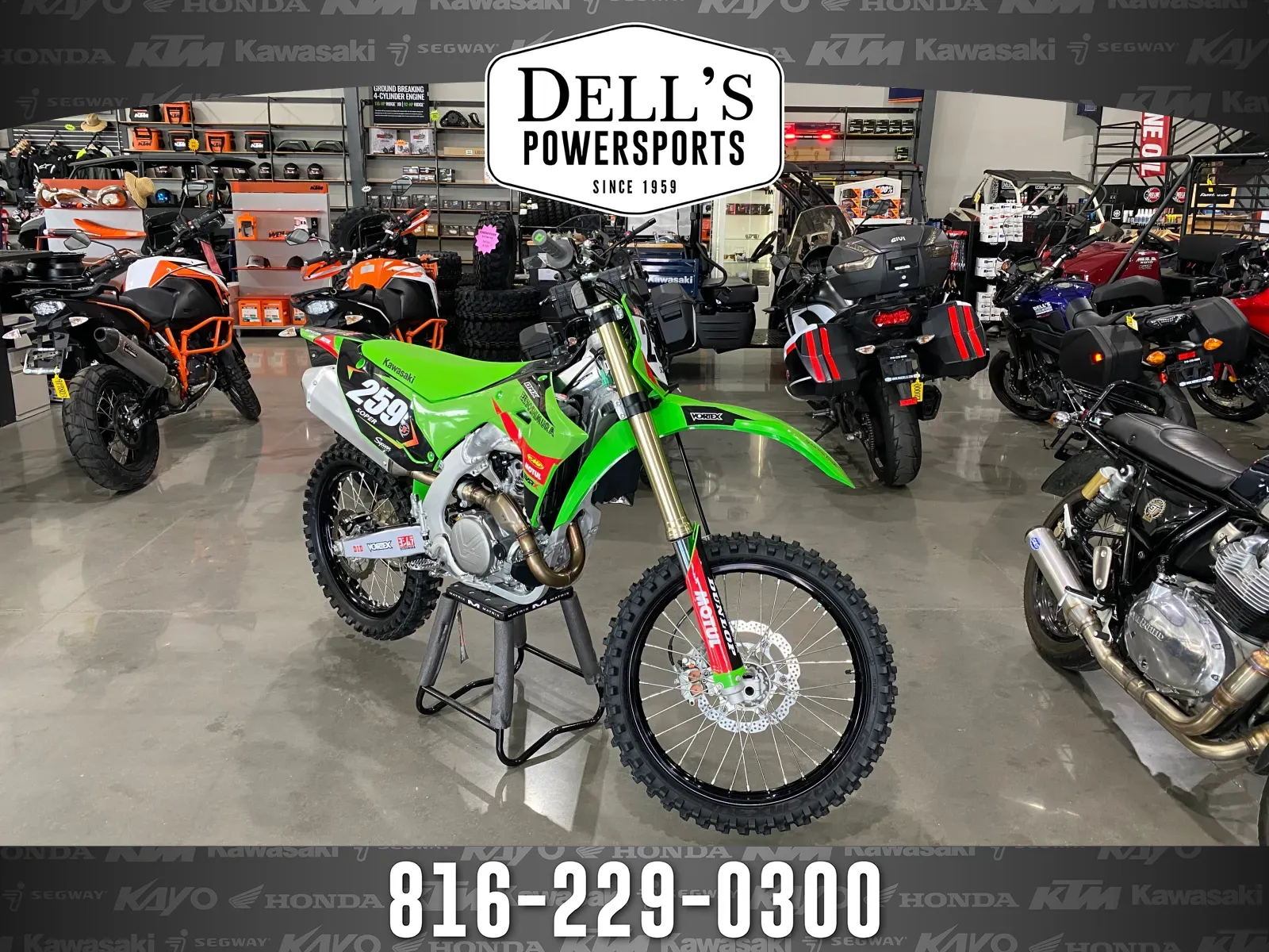 Green 2024 Kawasaki KX 450 for sale in Grain Valley, MO