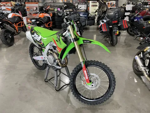 Photos of 2024 Kawasaki KX 450 for sale in Grain Valley, MO at Dell's Powersports
