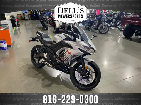 Silver 2026 Kawasaki Ninja 650 ABS for sale in Grain Valley, MO
