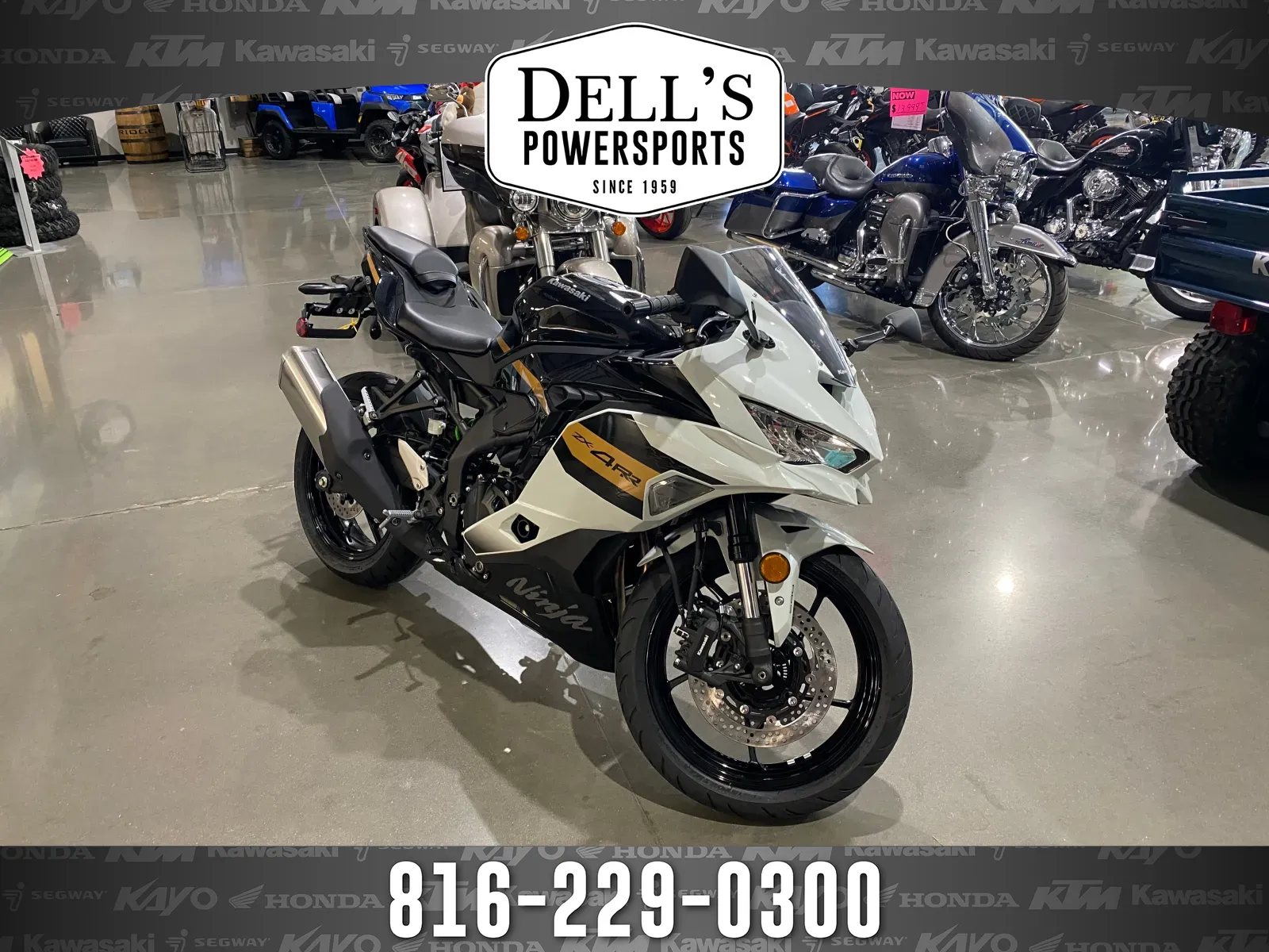 White 2026 Kawasaki Ninja ZX-4RR ABS for sale in Grain Valley, MO