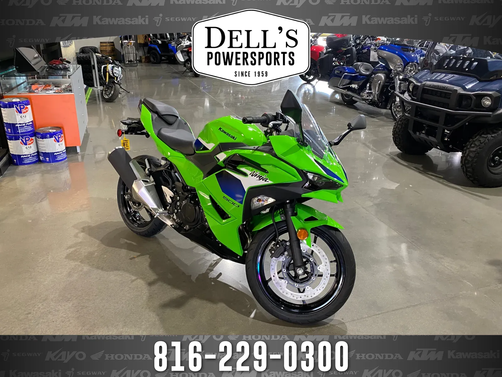 Green 2026 Kawasaki Ninja 500 Non ABS for sale in Grain Valley, MO