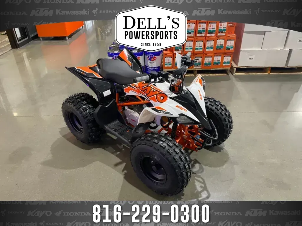 White 2025 Kayo Predator 125 EFI for sale in Grain Valley, MO