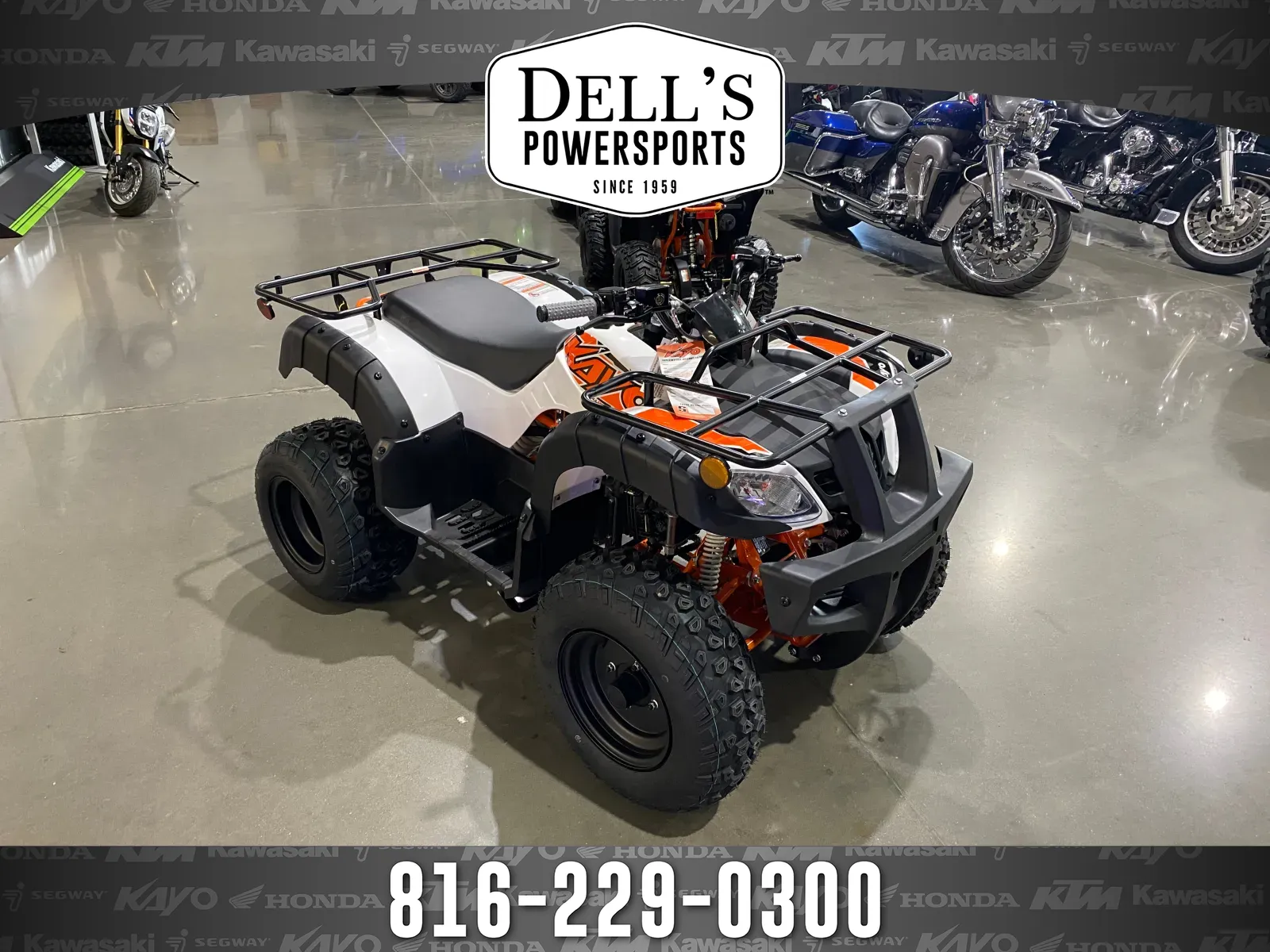 White 2025 Kayo Bull 150 EFI for sale in Grain Valley, MO