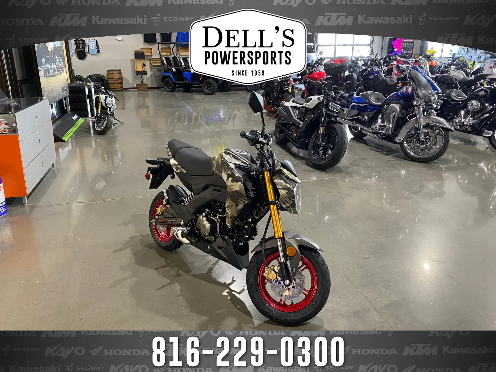 Beige 2026 Kawasaki Z125 PRO for sale in Grain Valley, MO