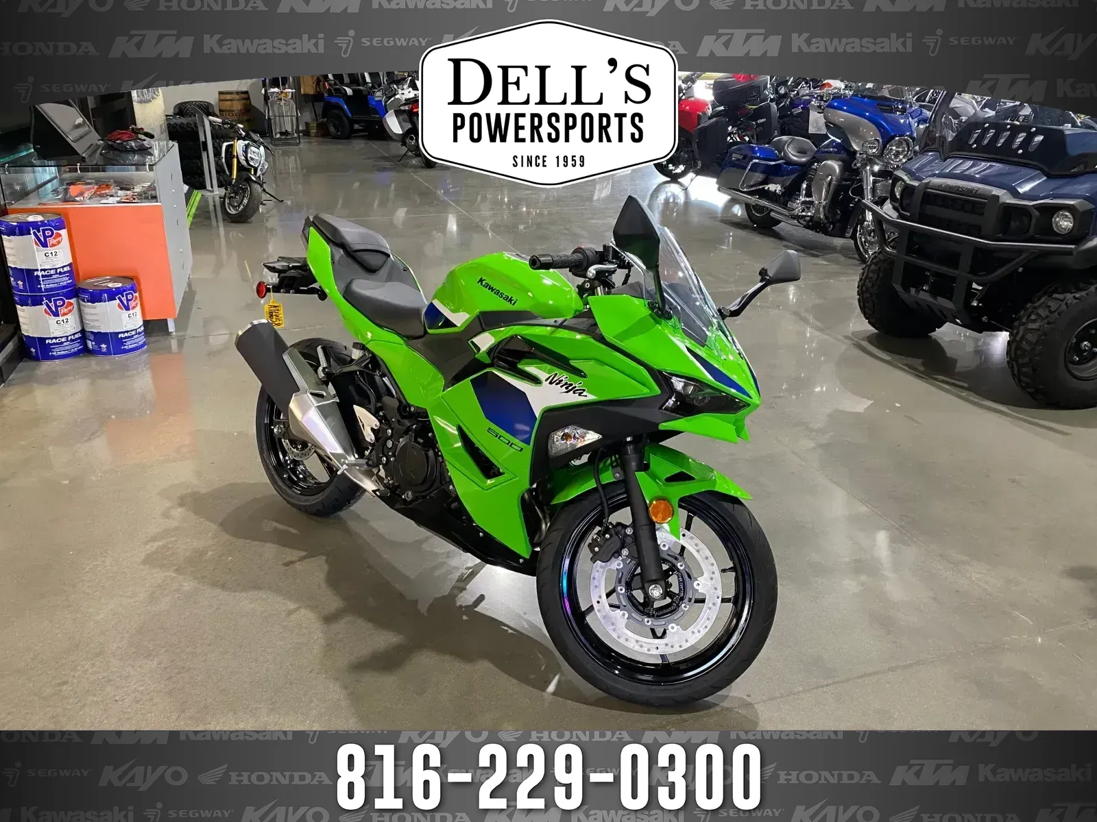 Green 2026 Kawasaki Ninja 500 Non ABS for sale in Grain Valley, MO
