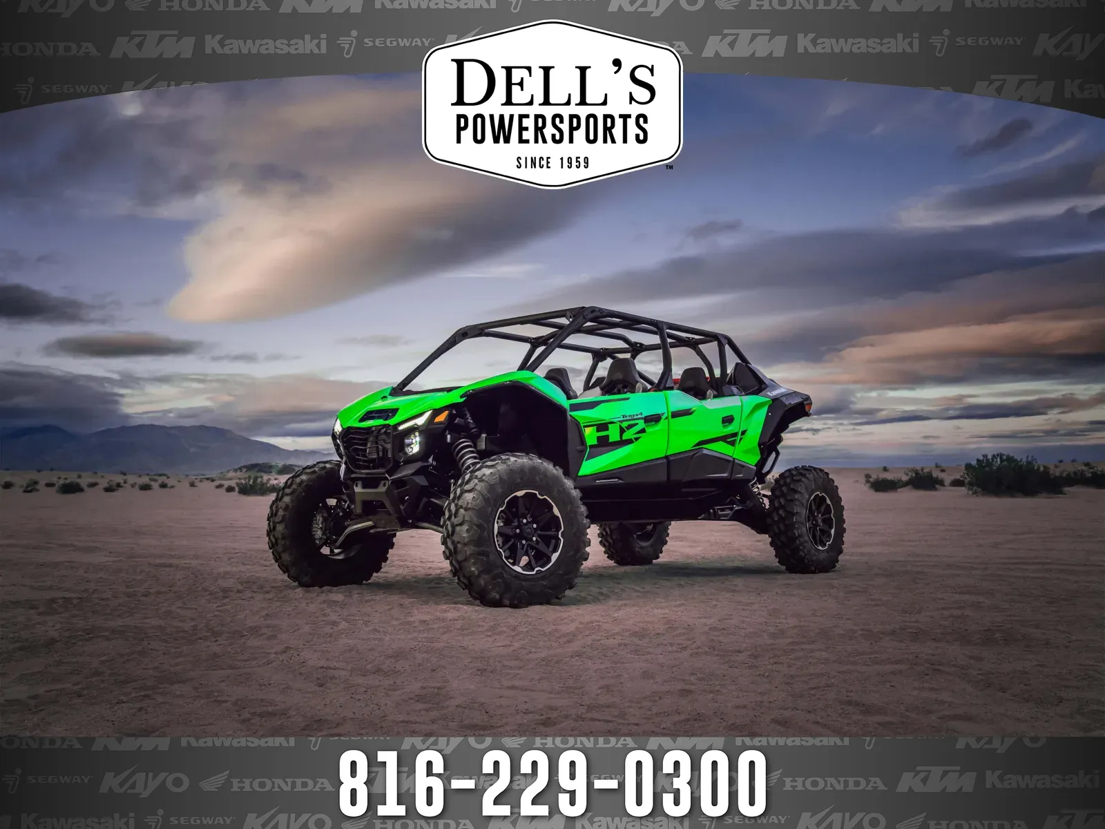 Green 2026 Kawasaki Teryx4 H2 for sale in Grain Valley, MO