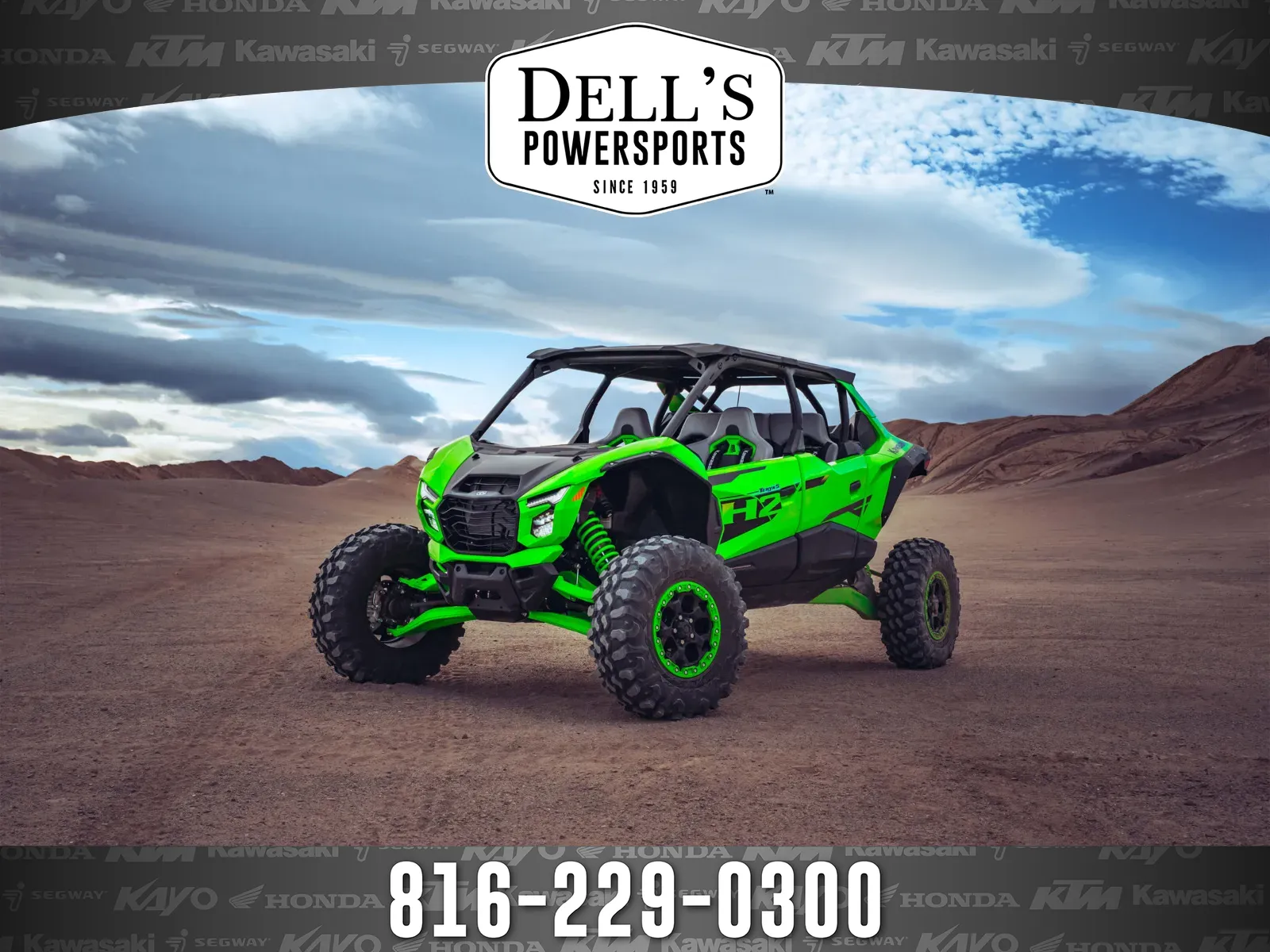 Green 2026 Kawasaki Teryx5 H2 Deluxe eS for sale in Grain Valley, MO