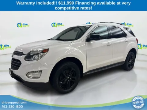 White 2017 Chevrolet Equinox LT for sale in Bloomington, MN