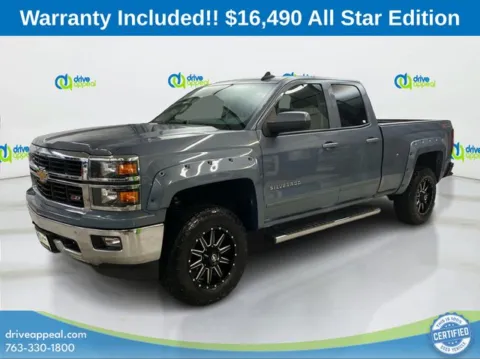 Gray 2015 Chevrolet Silverado 1500 LT for sale in Bloomington, MN