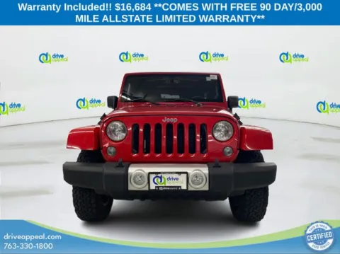 Photos of 2014 Jeep Wrangler Unlimited Sahara for sale in Bloomington, MN at Drive Appeal Bloomington