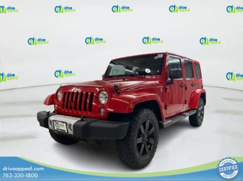Red 2014 Jeep Wrangler Unlimited Sahara for sale in Bloomington, MN