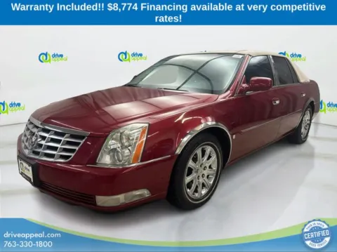Red 2009 Cadillac DTS for sale in Bloomington, MN