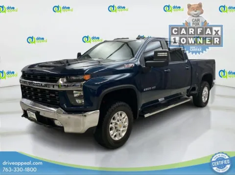 Blue 2021 Chevrolet Silverado 2500HD LT for sale in Bloomington, MN
