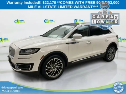 White 2020 Lincoln Nautilus Reserve for sale in Bloomington, MN