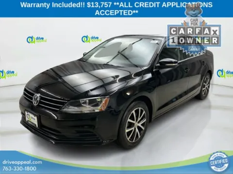 Black 2017 Volkswagen Jetta 1.4T SE for sale in Bloomington, MN