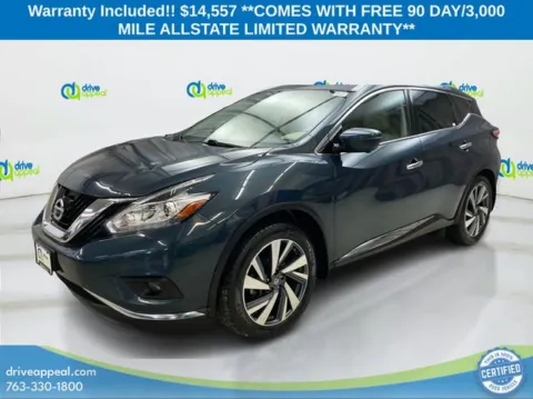 Blue 2018 Nissan Murano Platinum for sale in Bloomington, MN