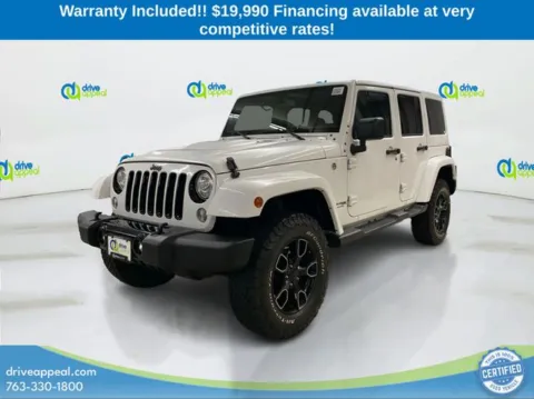 White 2018 Jeep Wrangler JK Unlimited Altitude for sale in Bloomington, MN