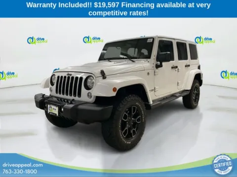 White 2018 Jeep Wrangler JK Unlimited Altitude for sale in Bloomington, MN